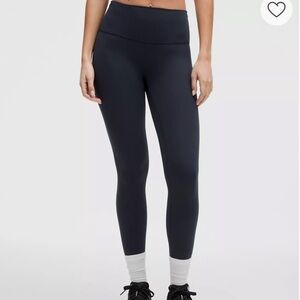 Lululemon navy Wunder Train High-Waisted Leggings
